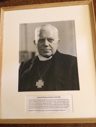 'Bishop Bell' Portrait Photograph by Howard Coster 1953 [stored by the Canon Librarian in Chichester Cathedral's Private Library]