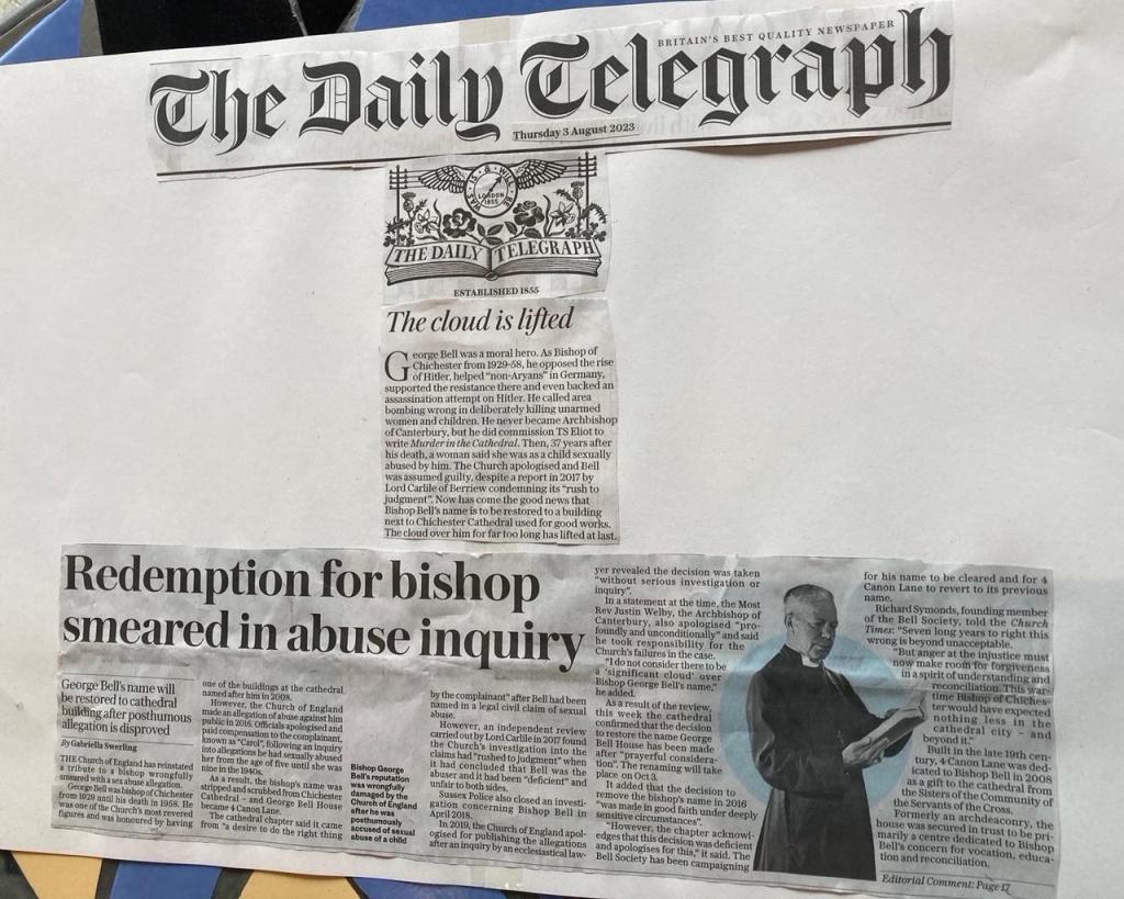 Justice for Bishop George Bell